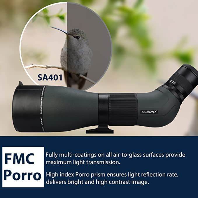 SVBONY SA401 2060x85 APO Spotting Scope, ED Glass, FMC Sporting Scope