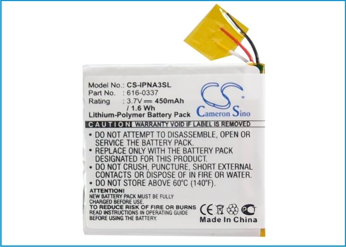 battery-ipod-nano-3rd-cameron-sino-cs-ipna3sl-3-7v-450mah-พร้อมรับประกัน-180-วัน