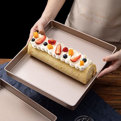 11Inch 9 Inch Square Oven Carbon Steel Ovenware Household Non-Stick Nougat Oven Baking Tray Baking Tools For Cakes