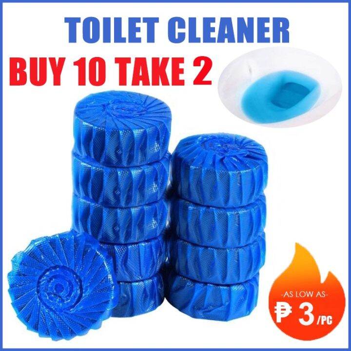 1pc Automatic Bleach Toilet Bowl Cleaner Stain Remover Table Flush