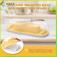 VHGG Box Cheese Fresh-keeping Anti-skip Butter Storage Box Transparent Butter Containers Large-capacity