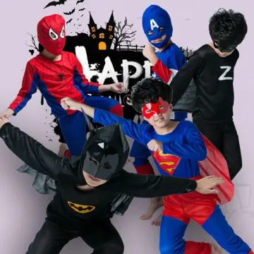 MUSCLE SUIT BLACK / COSPLAY / HALLOWEEN / venom, spider man, batman, super  hero