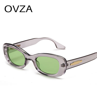OVZA แฟชั่นใหม่แว่นกันแดดผู้หญิงอินเทรนด์แว่นตาชายใสกรอบ S2014
