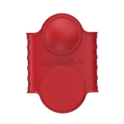เคส Insta360หนึ่ง X2 Sunnylife ST-Q9420เคสป้องกันซิลิโคนเลนส์สีแดง