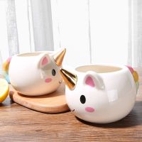 hotx【DT】 300ml Unicorn Mug tea Cup Cartoon Mugs gifts milk for office