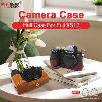 jfjg▬◆✵  Leather Half With Wrist Band for XS10 X-S10 Bottom Battery Opening