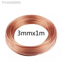 ┅ 1pcs 99.9 pure copper copper wire diameter 3mm length 1m used for motor transformer winding wire