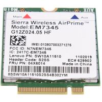 Network Card, EM7345 4G LTE WWAN Card Module for X250 X1C W550 T450 X240 T440 Support for LTE/HSPA+ /EMEA