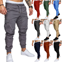 Mens Jeans Athletic Summer Multi-Size Color Selection Workwear Fast Dry Jogging New Cargo Multi-Pocket Tactical Pants