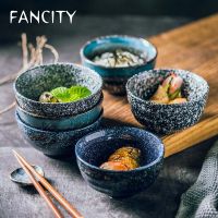 【The bowl of oranges】  FANCITY มูลค่าสูงชามข้าวญี่ปุ่นชามเซรามิกสร้างสรรค์บ้านร้านอาหารบนโต๊ะอาหารชามและจานชุดชามขนาดเล็กสำหรับ Ea