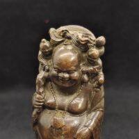 Handmade Wuzi Nao Buddha Tea Ornament with Vintage, Old Collection, and Old Copper