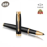 PARKER ปากกา ป๊ากเกอร์ โรลเลอร์บอล ไอเอ็ม ดำ คลิปทอง (NEW) – PARKER IM ROLLER BALL PEN Lac Black Gold Trim (NEW) (ราคาพิเศษ พร้อมกระดาษห่อของขวัญ)