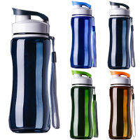 ขวดน้ำกีฬา GYM Train Travel แบบพกพา Shaker ขวดน้ำจักรยานเดินป่าพลาสติก Leakproof ขวดน้ำโรงเรียน BPA ฟรี Drinkware-mu xuan trade