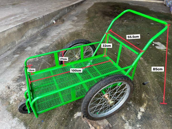 รถเข็น-รถเข็นน้ำ-รถเข็น3ล้อ-รถเข็นใส่ของ-รถเข็นของล้อ17-รถเข็นของหนัก-รถเข็นของ3ล้อ-รถเข็นน้ำ8ปี๊ป-ล้อ17นิ้ว-ฐานตะแกรง-ตะแกรงทั้งคัน-8ปี๊ป