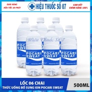 Lốc 6 chai thức uống bổ sung ion Pocari Sweat 500ml Chai