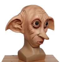 หน้ากากฮาโลวีน Dobby Harry Potter Magic Elf หมวก cosplay อุปกรณ์ประกอบฉากเครื่องแต่งกายสำหรับงานปาร์ตี้