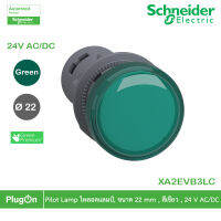 XA2EVB3LC - Schneider Electric - Pilot Lamp ไพลอตแลมป์, ขนาด 22 mm , สีเขียว , 24 V AC/DC  สั่งซื้อได้ร้าน PlugOn