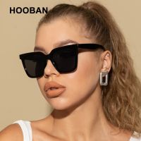 【hot】 HOOBAN 2022 Fashion Sunglasses Men Classic Glasses Ladies Driving Eyewear UV400