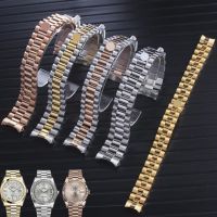 2023 ๑ 13Mm 17Mm 20Mm 21Mm Strap Baja Tahan Karat Aksesoris Jam Tangan Pria 20Mm untuk Rolex Waterproof Strap Jam Tangan Wanita