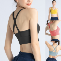 EVE-YOGA-615 Lulu Sport Bra ♥มีฟองน้ำ♥เว้าหลังทรงสวย♥ใส่กระชับ♥ใส่สบายไม่อึดอัด สปอร์ตบราฟิตเนส สปอร์ตบราออกกำลังกาย