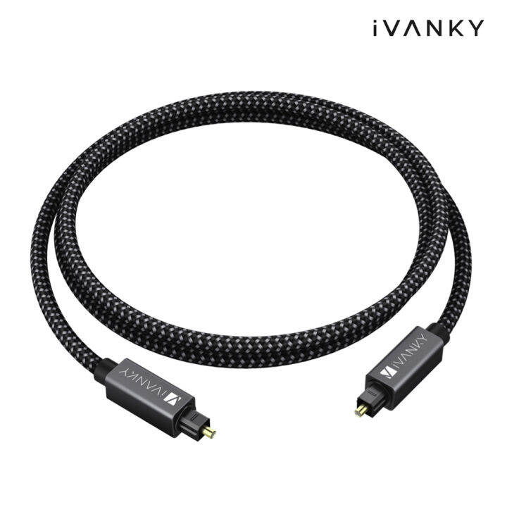 ivanky-สาย-optical-audio-cable-toslink-สายถักคุณภาพสูง-สำหรับ-ทีวี-เครื่องเสียง-home-theater