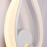 LED Light Modern Wall Lamp Acrylic Sconce 10W 12W AC90-260V Flame Oval Shape Indoor Bathroom Bedroom Living Room Hallway Art