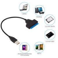 Hot Grwibeou USB SATA 3สาย Sata To USB 2.0 Adapter สูงสุด480Mbps รองรับ2.5นิ้วภายนอก SSD HDD Hard Drive 22 Pin Sata III