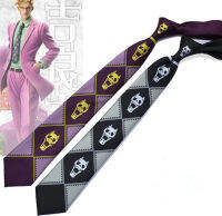 JoJo S Bizarre Adventure KILLER QUEEN Kira Yoshikage Skull คอ Tie ชุดคอสเพลย์ Accessoies