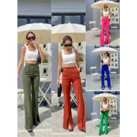 Cassandra high-waist pants กางเกงรุ่นใหม่ขาม้านิด ๆ เอวสูงปิดสะดือซิปข้างทรงเกาหลีแบบเผ็ชสับสับ