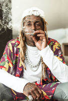 โปสเตอร์ Lil Wayne ลิล เวย์น Rapper แร็พเปอร์ Hip Hop ฮิปฮอป Music Poster รูปภาพ ของสะสม ของแต่งบ้าน ของแต่งห้อง โปสเตอร์แต่งห้อง โปสเตอร์ติดผนัง 77poster