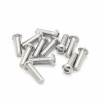 15pcs 304 stainless steel plate hex head cap screws mushroom head hexagonal bolts M6*16mm CPC247 Nails Screws  Fasteners