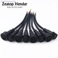 ✸ 2Pcs M16 Waterproof 2 3 4 5 Pin IP65 Cable Wire Plug for LED Strips Male and Female Jack 22mm nut Connector 20CM OD 6mm