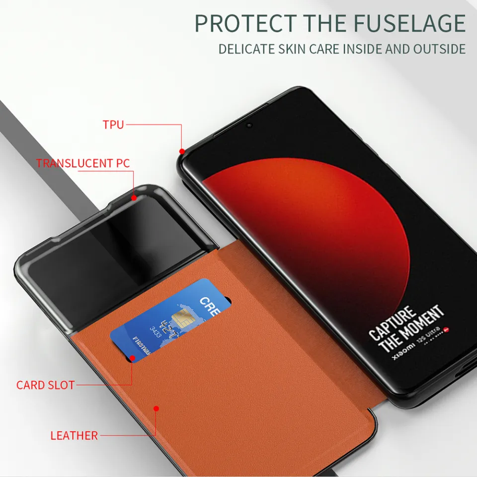 for Xiaomi Mi 12 Ultra Case, Fashion Multicolor Magnetic Closure Leather  Flip Case Cover with Card Holder for Xiaomi 12 Ultra (6.73”)