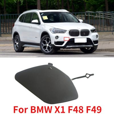 CAPQX สำหรับ BMW ฝาปิดขอเกี่ยวกับลากจูงกันชนหน้ารถ F49 X1 F48เบ็ดลาก L ฝาครอบท้ายรถลากจูงจานทรงฝาขวดตกแต่ง