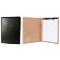 A4 Leather Conference File Folder Document Manager Organizer With Calculator