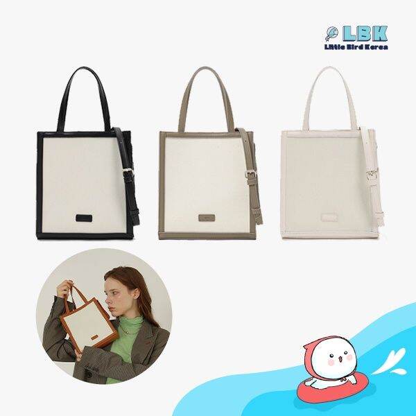 MUR Korean Day Bag Mini Canvas bag (Canvas Brown) - Shop mur-bag