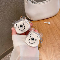 【YIDEA HONGKONG】Transparent Cute Cartoon Bear Airpods 3 Box Apple Airpods 2 Box Cover Airpods Pro Iphone Case Earphone Accessories Airpods