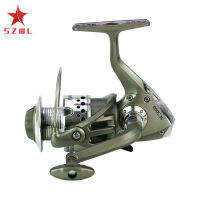 【 Ready Stock 】 Lure Fishing Reel 5.5:1 Gear Ratio Max Drag 10kg Ergonomic Design Sc1000-7000# For Freshwater Saltwater