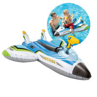 Swimming Pool Accessories Water Amusement Inflatable Toy Plane Pool Toys Water Play Equipment Swim Toys Childrens Inflatables