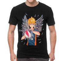 Shoyo Haikyu Hinata เสื้อยืดผู้ชาย G Raphic Tee ท็อปส์ผ้าฝ้ายเสื้อ T แขนสั้นอะนิเมะมังงะ H Aikyuu เสื้อยืดไอเดียของขวัญเสื้อผ้าที่มีคุณภาพสูงเสื้อยืด