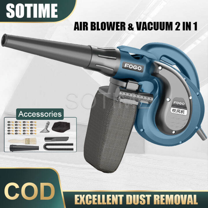 SOTIME air dryer Blower Vacuum 2 in 1 Blower for Carwash Computer Dog