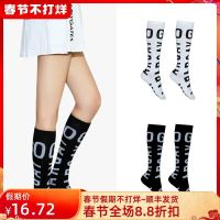 ❇∏ Korean golf womens socks sports socks calf socks sweat-absorbent fashionable letter sports socks for women
