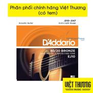 Dây Đàn Guitar Acoustic D Addario EJ10 Loại Customer Light