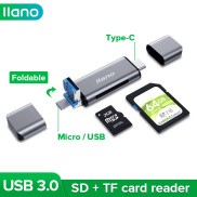 Đầu Đọc Thẻ Năm Trong Một Đa Chức Năng Llano Hỗ Trợ OTG,USB3.0,SD,Type-C,TF