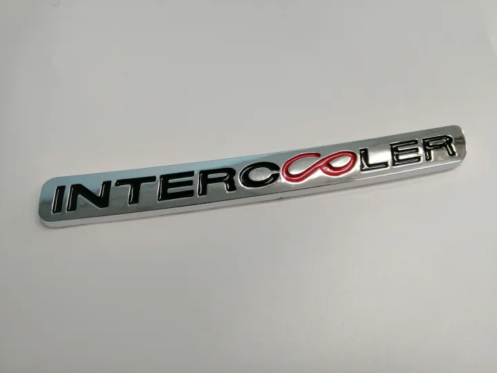 AD.โลโก้ INTERCOOLER 18×3cm แพ็ค1ชิ้น