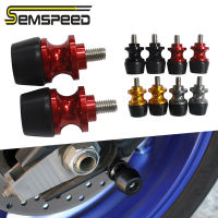 SEMSPEED 1คู่Universal 8Mm M8รถจักรยานยนต์แขนแกว่งแกนม้วนสายSliders SwingสกรูยืนสำหรับHonda CB150R CBR150R CBR1000RR CBR600F2 CBR600F3 CBR600RR CBR900RR CBR929RR