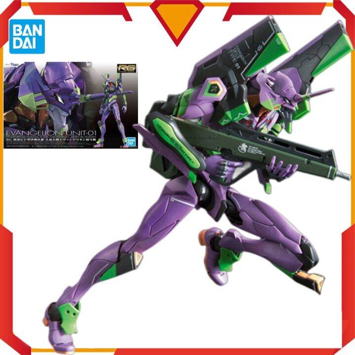 Original Bandai Anime Figure RG EVA Neon Genesis Evangelion Unit-01 ...