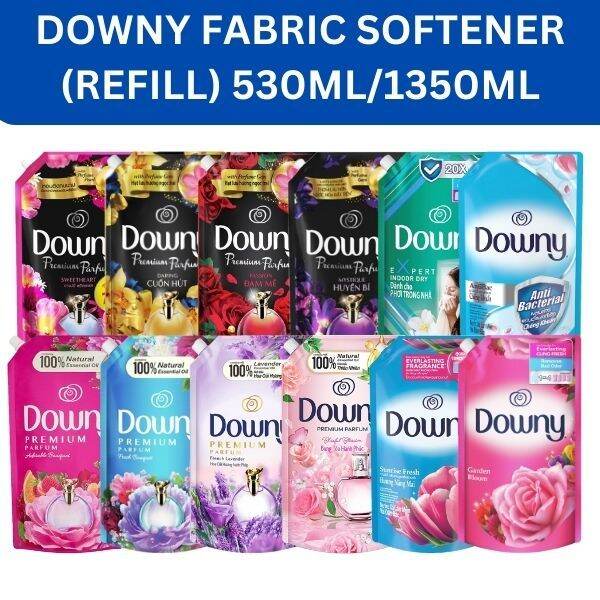 DOWNY FABRIC SOFTENER (REFILL) 530ML/1350ML Lazada