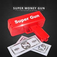 Make It Rain Money Game Spit Banknotes Cash Cannon Money Toy Toy Red Fashion Toy Christmas Gift Party Toys