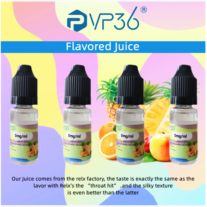 Vp36 Vape Juice Flavor E Juice 10ml 0mg Nic Salt For Relx Infnity Yooz